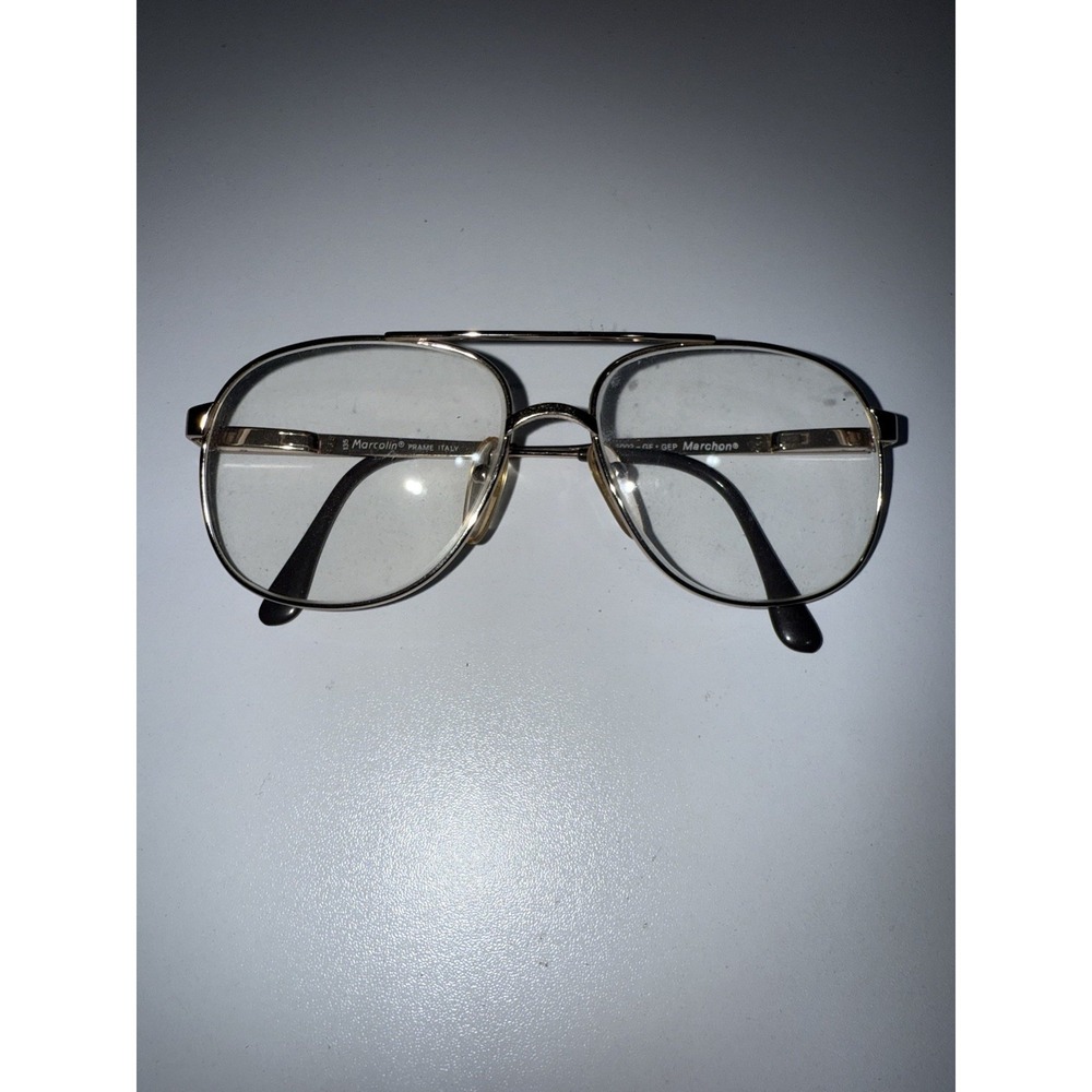 Vintage Marchon  Mercolin Glasses Frames Silver‎
